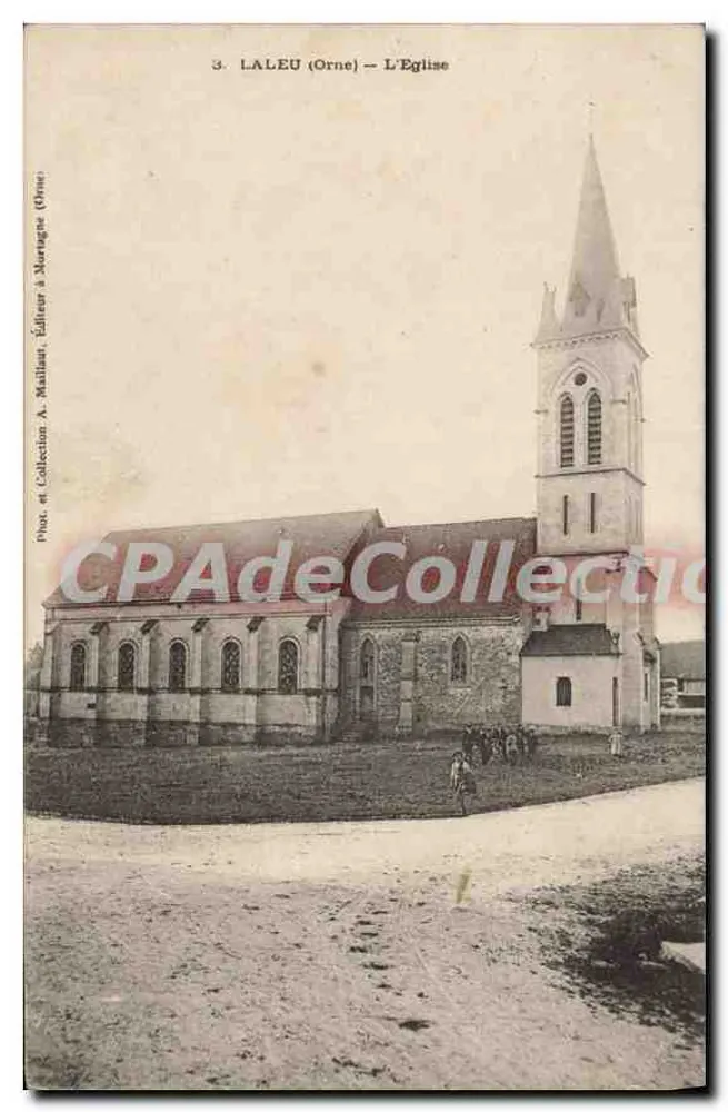 Laleu (Orne) — A Igreja — Editor A. Maillant em Montagny (Orne) - Frente