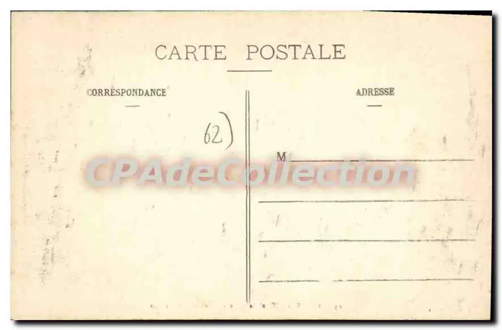 Arras - L'Hôtel de Villo - Salle des Pas-Perdus — B. D., Roubaix, n°63 - Verso