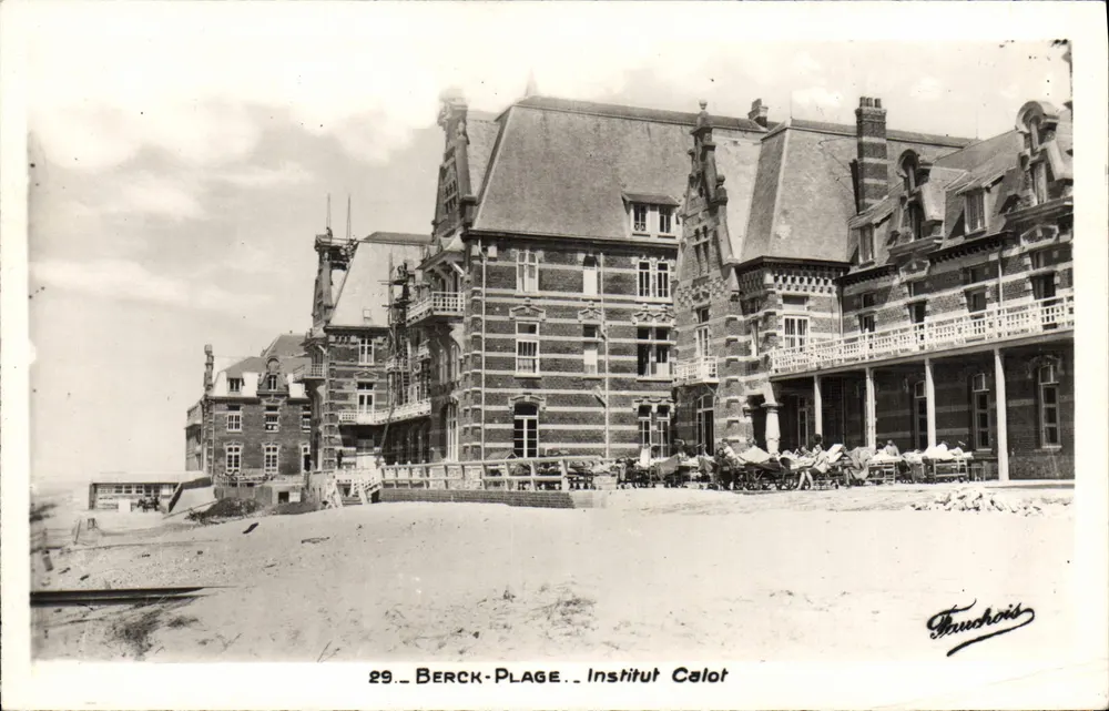 Berck-Plage — Instytut Calot — Wydawca Fauchois, nr 29 - Awers