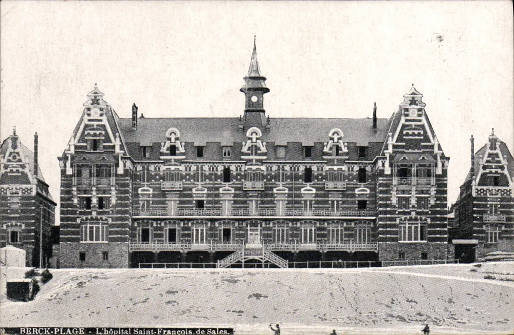 Berck-Plage - Ansicht des Krankenhauses Saint-François-de-Sales — Verlag Aqua-Photo, Nr. 9 - Vorderseite