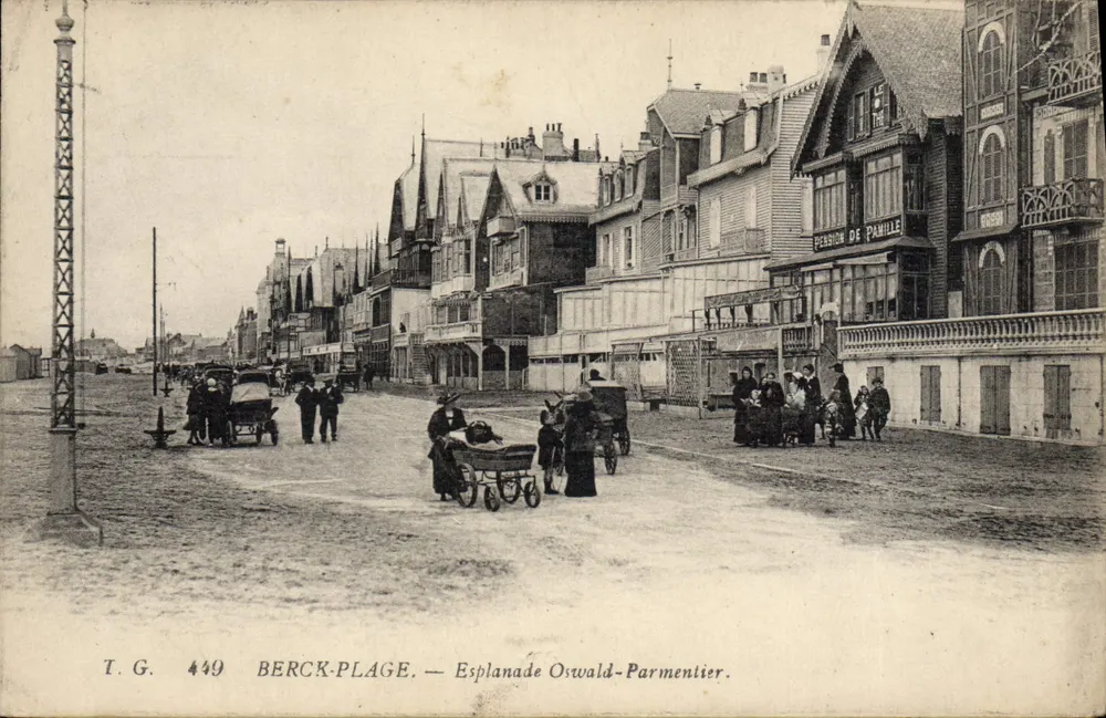 Berck-Plage — Esplanade Oswald-Parmentier — T.G. 449 - Frente