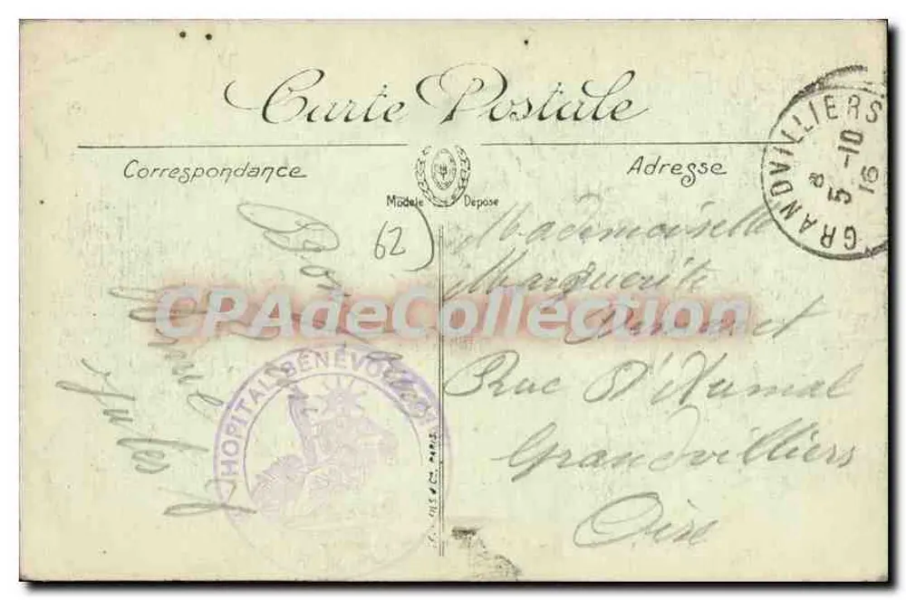 Berck-Plage — Esplanade Oswald-Parmentier — T.G. 449 - Verso