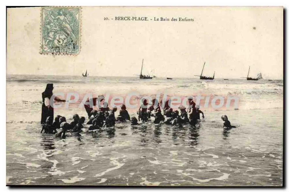 Berck-Plage — O Banho dos Crianças — Edição Berck-Plage, n°20 - Frente
