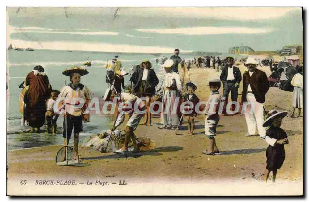 Berck-Plage — A Praia — LL. — n°65 - Frente