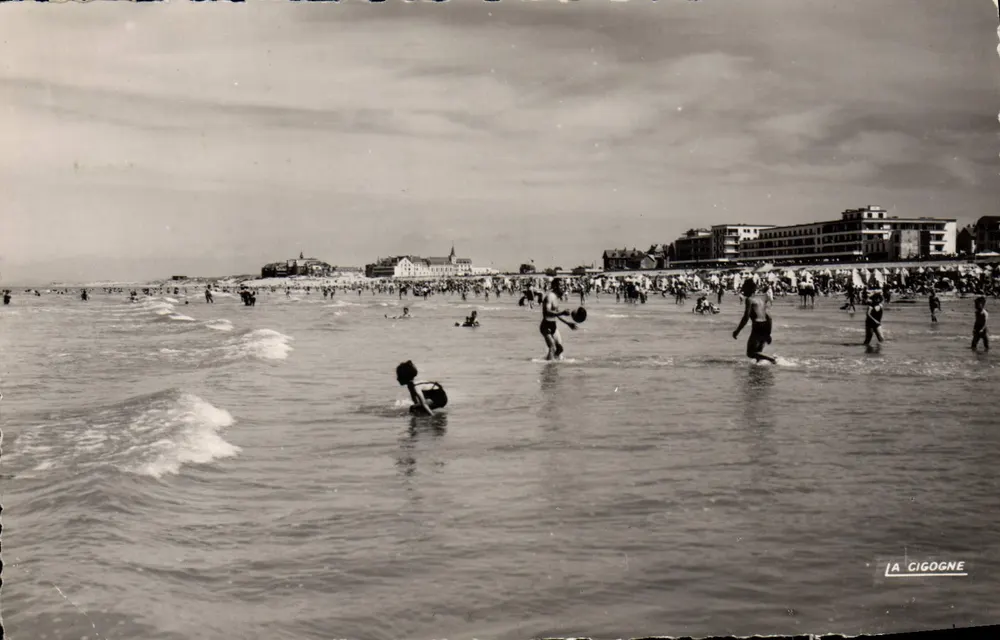 Der nördliche Strand bei Berck — Verlag La Cigogne, Nr. 62.998.22 - Vorderseite