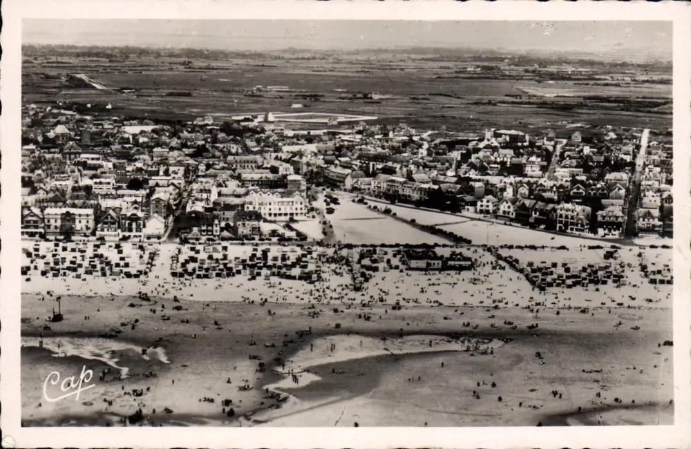 Berck-Plage — Parte central — Cliché Landrieux, n°262 - Frente