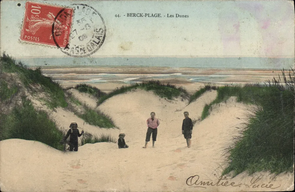 Berck-Plage - Dune — wydawca Lucie, n°44 - Awers