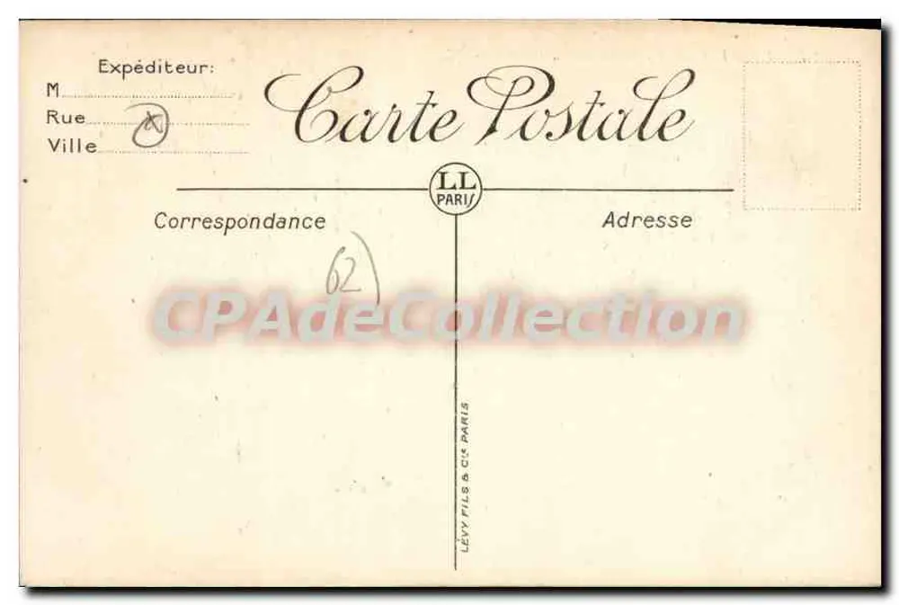 Berck-Plage — O Grande Casino — LL. - Verso