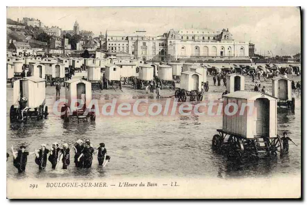 Boulogne-sur-Mer — La Hora del Baño — L.L. n°294 - Anverso