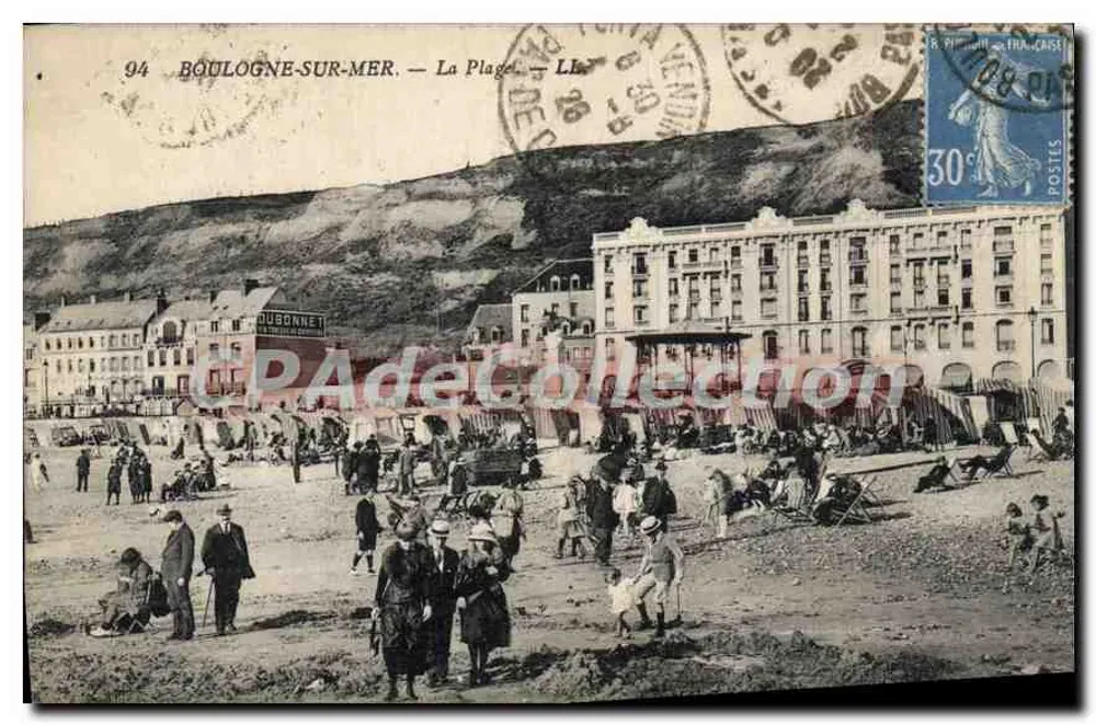 Boulogne-sur-Mer — A Praia — LL — Editor LL - Frente