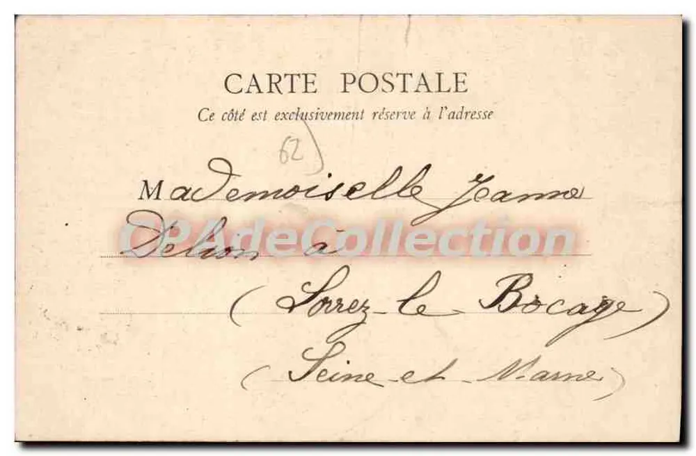 Boulogne-sur-Mer — Aux Enfants de Boulogne morts pour la Patrie — Verleger B. F. Paris - Rückseite