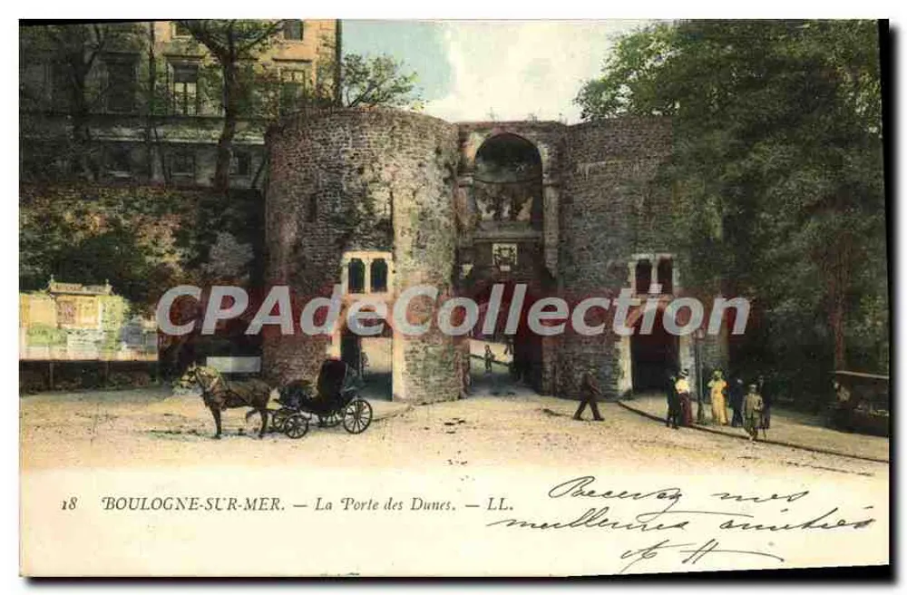 BOULOGNE-SUR-MER — Die Dünentüre — LL. n°18 - Vorderseite