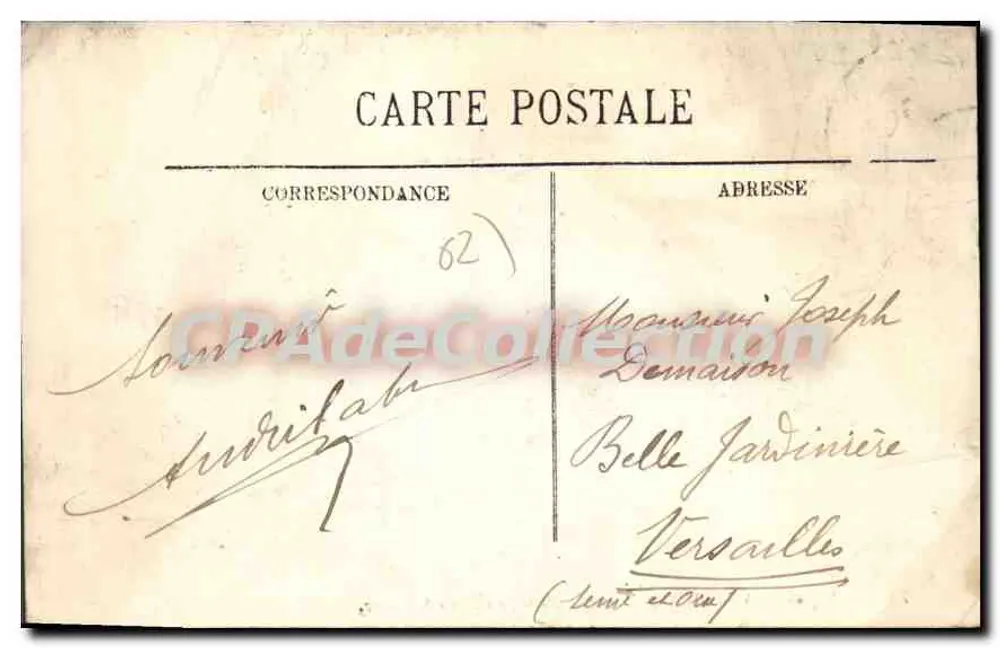 Boulogne-sur-Mer — Ausgang der Messe in der Kirche Saint-Pierre — CPAdeCollection - Rückseite