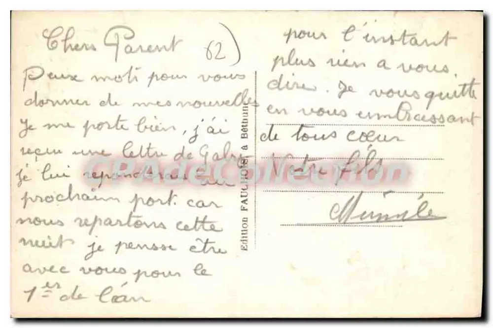 Boulogne-sur-Mer — I Moli — Editore Fauchois, n°32 - Verso