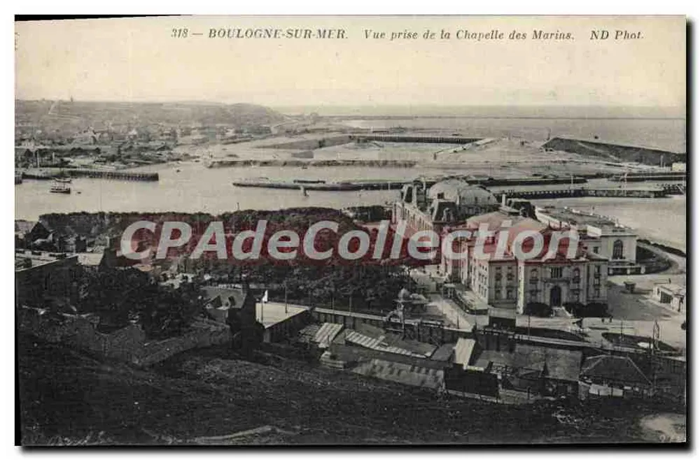 Boulogne-sur-Mer — Ansicht vom Capitell der Marines — ND Phot. n° 318 - Vorderseite