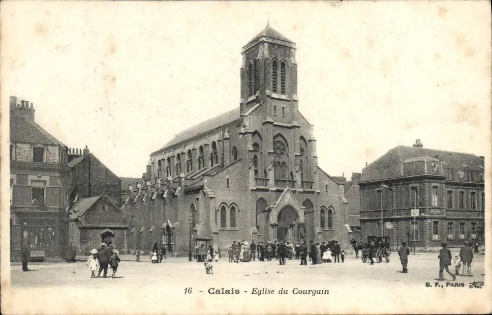 Calais - Igreja do Courgain — B.F., Paris, n°16 - Frente