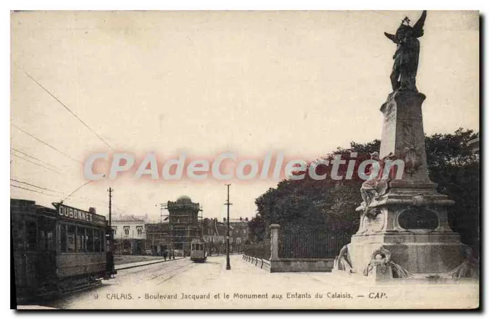 Calais - Boulevard Jacquard e o Monumento aos Crianças do Calaisis — CAP - Frente