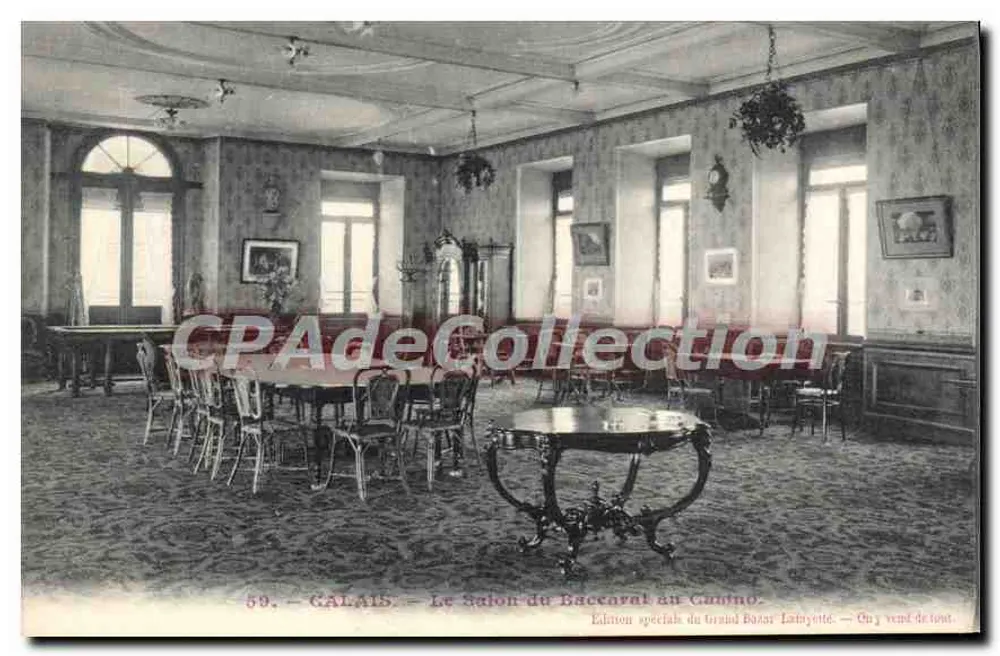 GALAIS — Der Baccarat-Salon im Casino — Sonderausgabe des Grimal Bazar Lainuyetté - Vorderseite