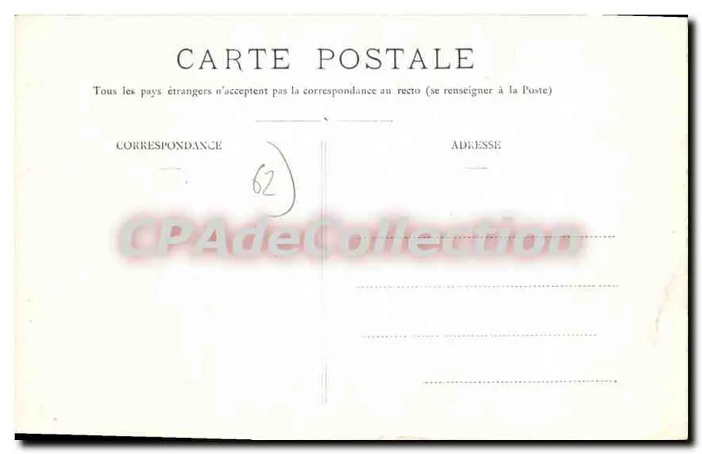 Calais — Torre da Hora — Thiriat-Deguines, editor-librairie, Calais - Verso