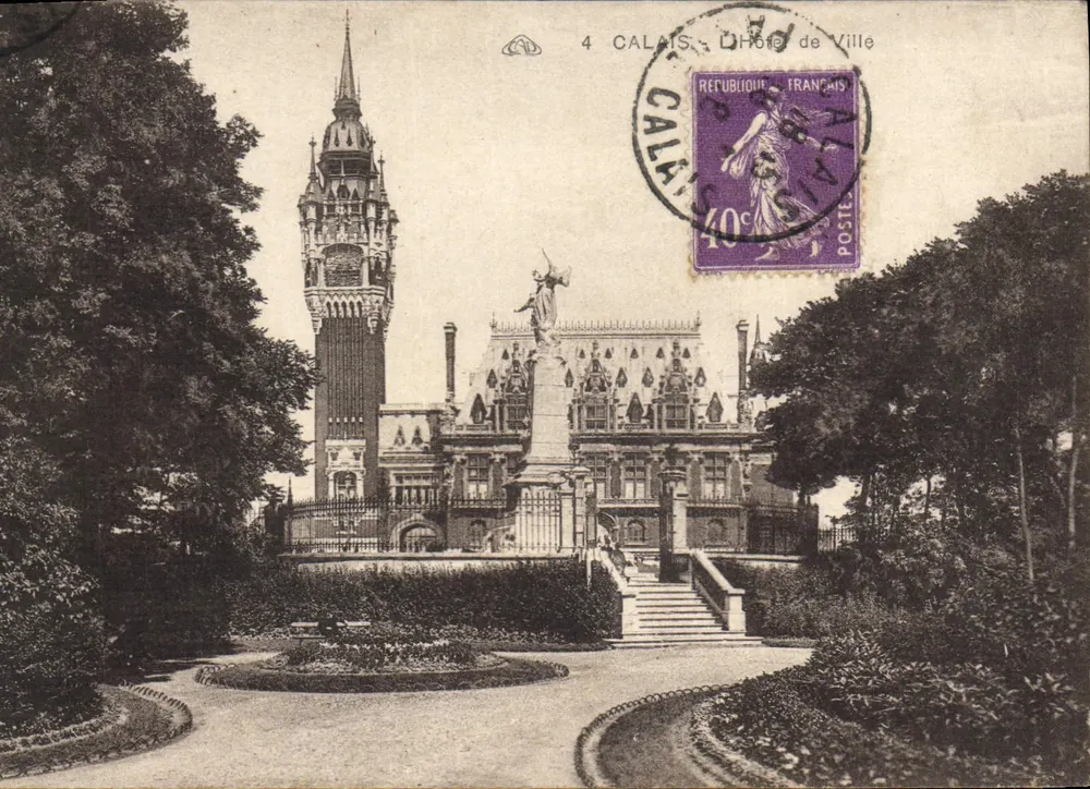 Calais — Hotel de Ville — Editor não identificado, n° de série 4 - Frente
