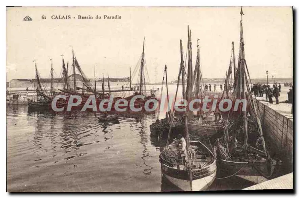 Calais - Basen Paradis — wydawca Calais (62) — numer seryjny 62 - Awers