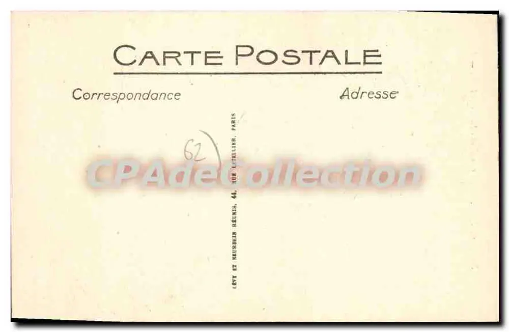 Calais — Der Kanal und das Hotel-de-Ville — LL - Rückseite
