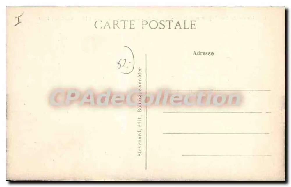 Le Portel — O Forte de l'Heurt — Euvirons de Boulogne-sur-Mer — E.S. 749 - Verso