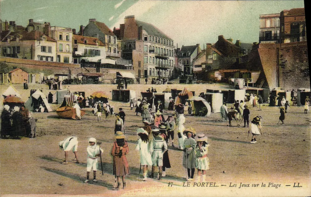 Le Portel — Spiele am Strand — LL. — N°17 - Vorderseite