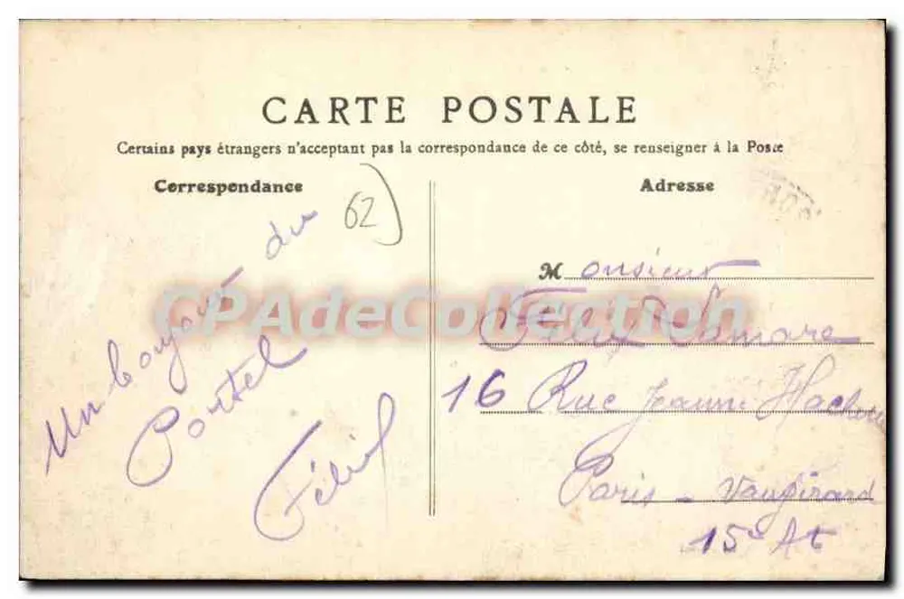 Le Portel — A Cale e os Hotéis — Editor D. Néret de Portel, n°31 - Verso