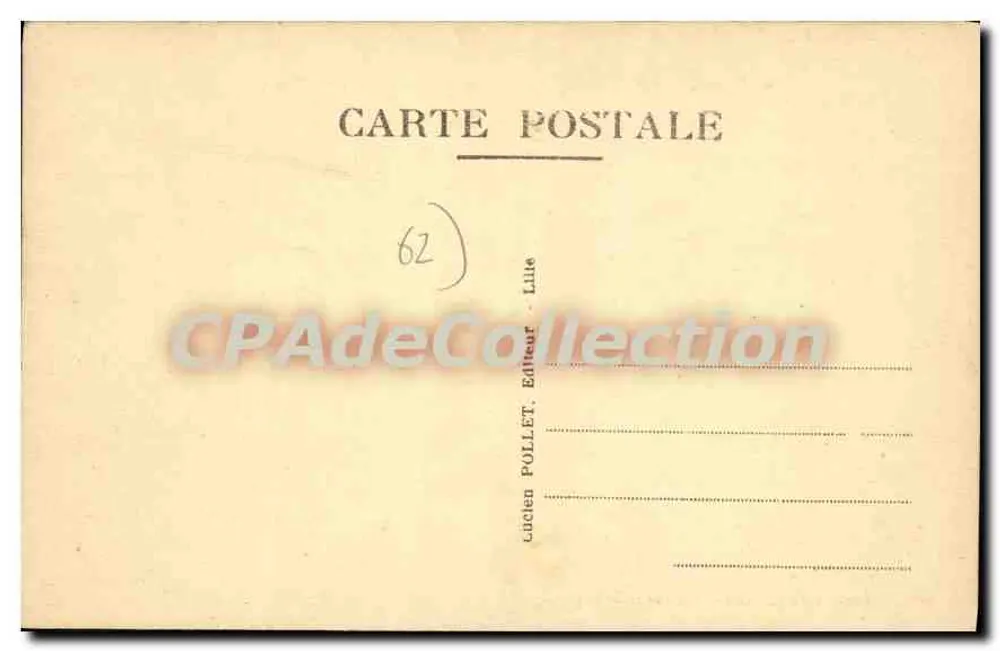 Le Portel — Die Strandbucht und die Rutschen — L.P. 55 — Verlag Théâtre de la Plage, Gros-de-Bourgain - Rückseite