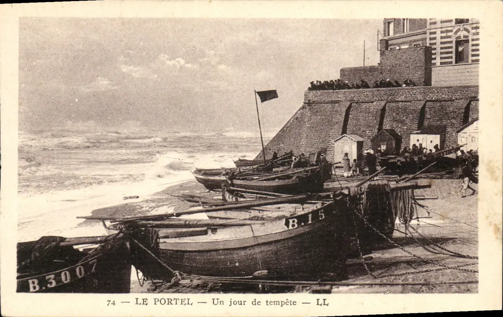 Le Portel — Um dia de tempestade — LL - Frente