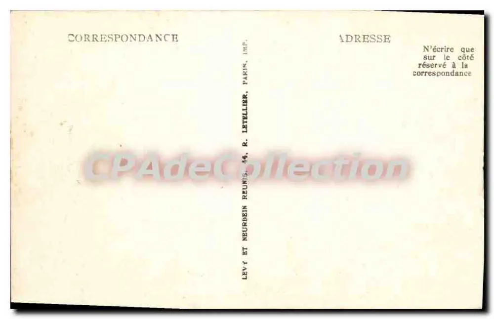 Le Portel — Um dia de tempestade — LL - Verso