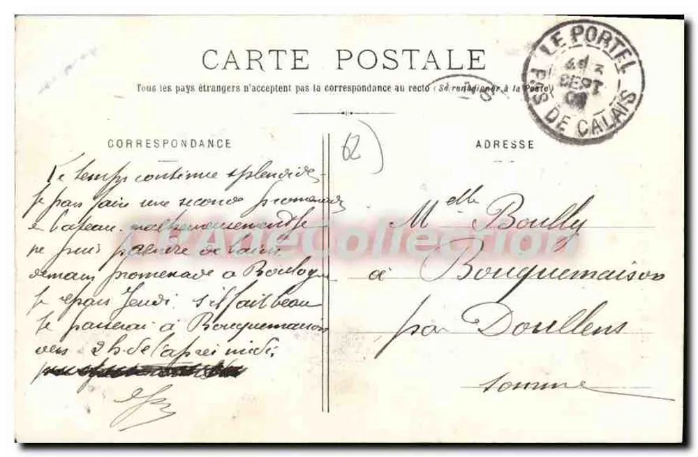 Le Portel - O Calvário dos Marinheiros — L.D., B., 29. - Verso