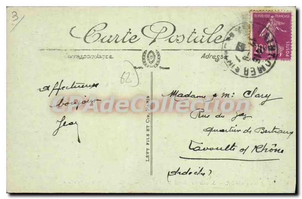 Saint-Omer — Silhuie (origem de Saint-Omer) — Edição Touzard - Verso