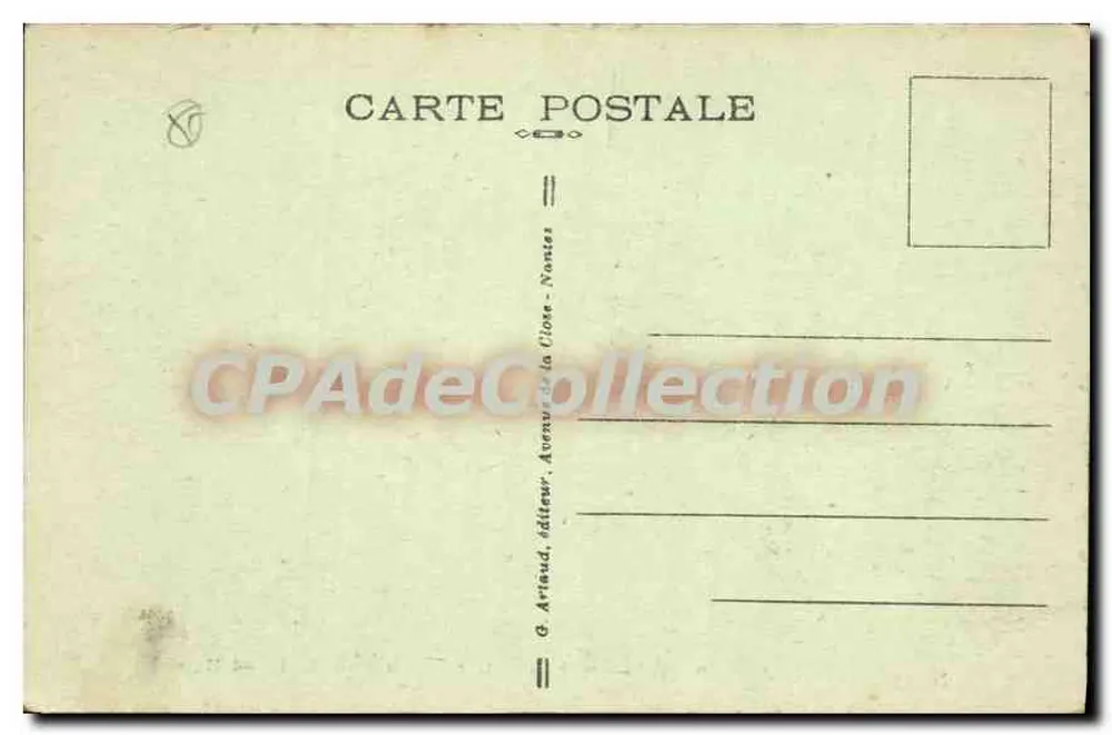 Le Touquet-Paris-Plage — Ein Stück der Strandpromenade — Rechts das Grand Hotel - Rückseite