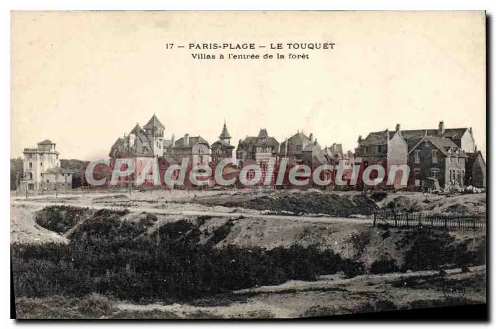 Paris-Plage - Le Touquet — Villas à entrada da floresta — n°17 - Frente
