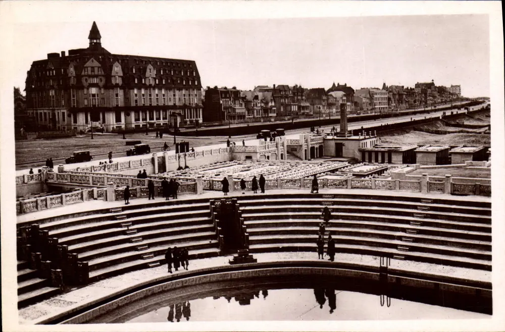 Le Touquet-Paris-Plage — Die größte Schwimmbecken Europas — André BÉRARD Architekt - CLAVIER Auftragnehmer LL - Vorderseite