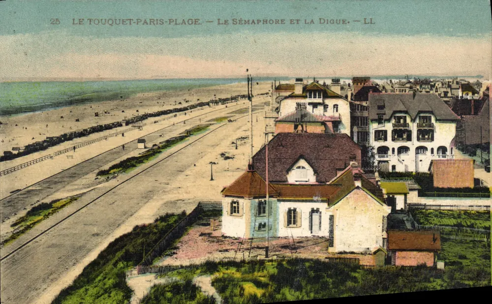 Le Touquet-Paris-Plage — Der Sémaphore und die Digue — LL - Vorderseite
