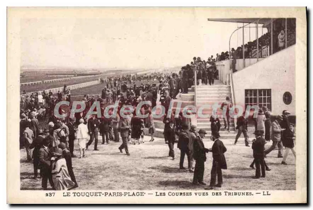 Le Touquet-Paris-Plage — Die Rennen von der Tribüne aus — LL - Vorderseite
