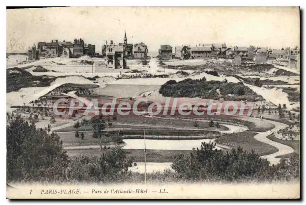 Paris-Plage — Park des Atlantic-Hôtel — LL. - Vorderseite