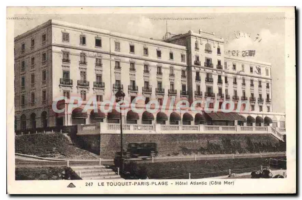 Le Touquet-Paris-Plage - Hotel Atlantic (Lado Mar) — n° 247 — Edição Marque-let - Frente