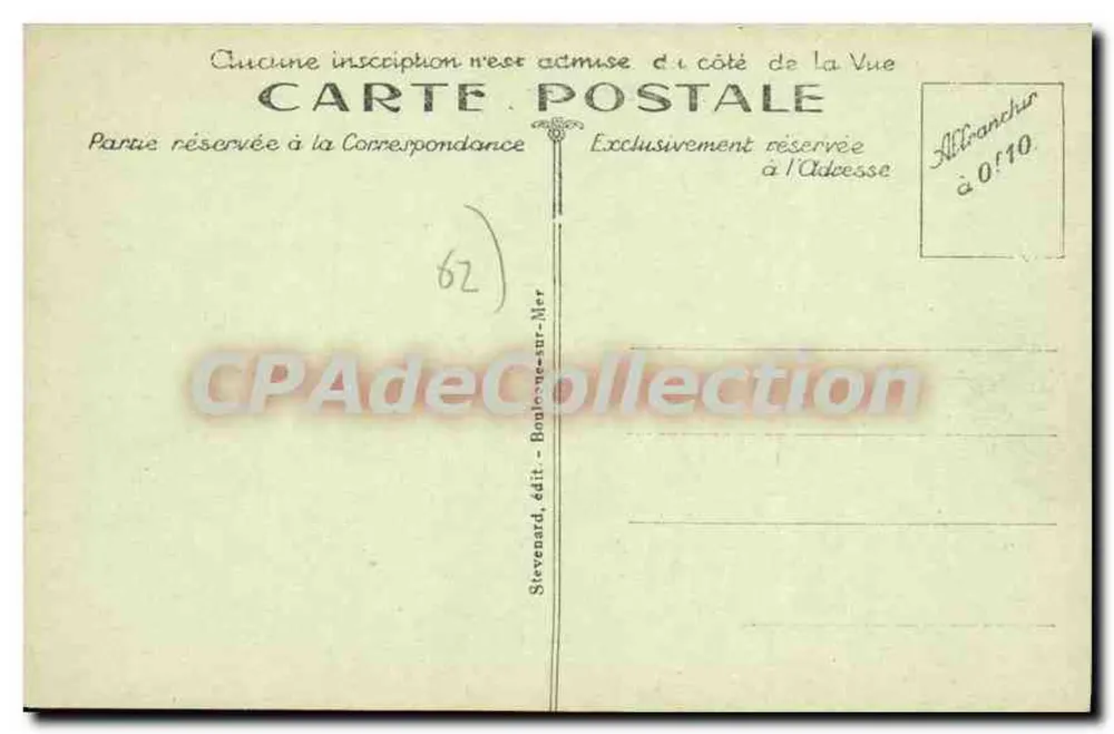 Wimereux (P.-de-C.) — O Casino — E.S. 1404 - Verso