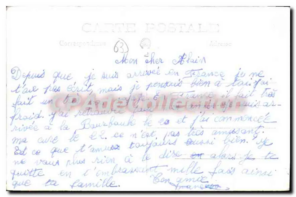 La Bourboule — vista do estabelecimento termal — editor La Bourboule, Auvergne - Verso
