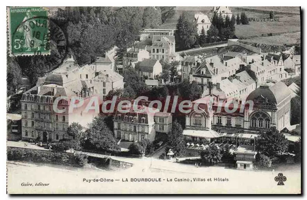 Puy-de-Dôme — LA BOURBOULE — Das Casino, Villen und Hotels — Guire, Verlag - Vorderseite