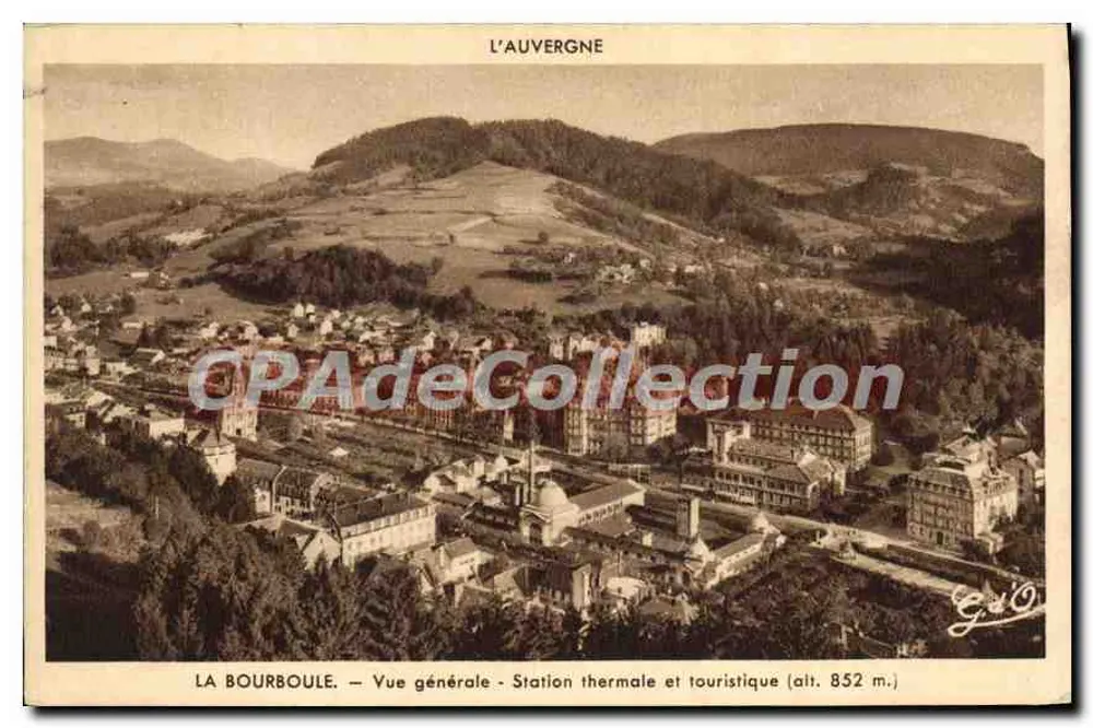 La Bourboule — Allgemeiner Blick — Thermal- und Touristenstation (Höhe 852 m) — G. d'O. — Puy-de-Dôme - Vorderseite