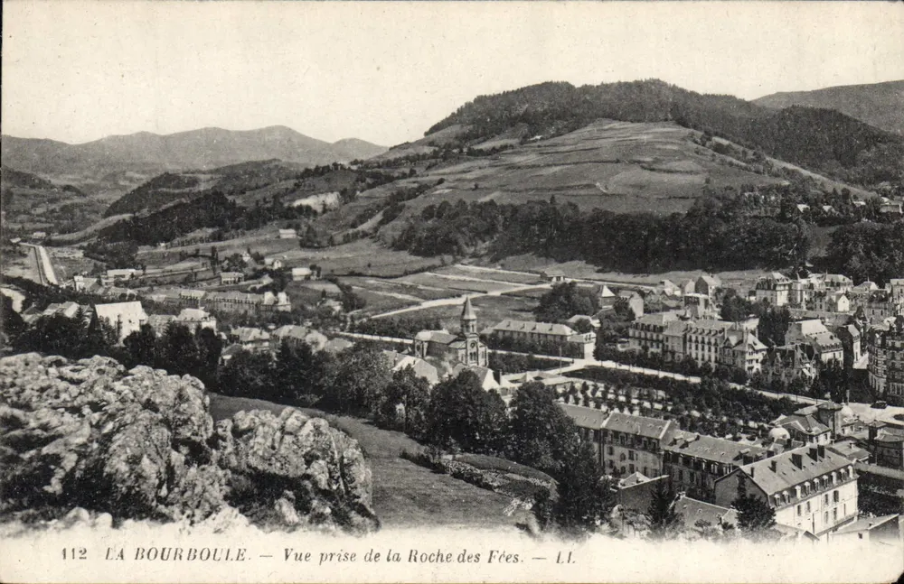 La Bourboule — Ansicht von der Roche des Frés — LL. — Nr. 112 - Vorderseite