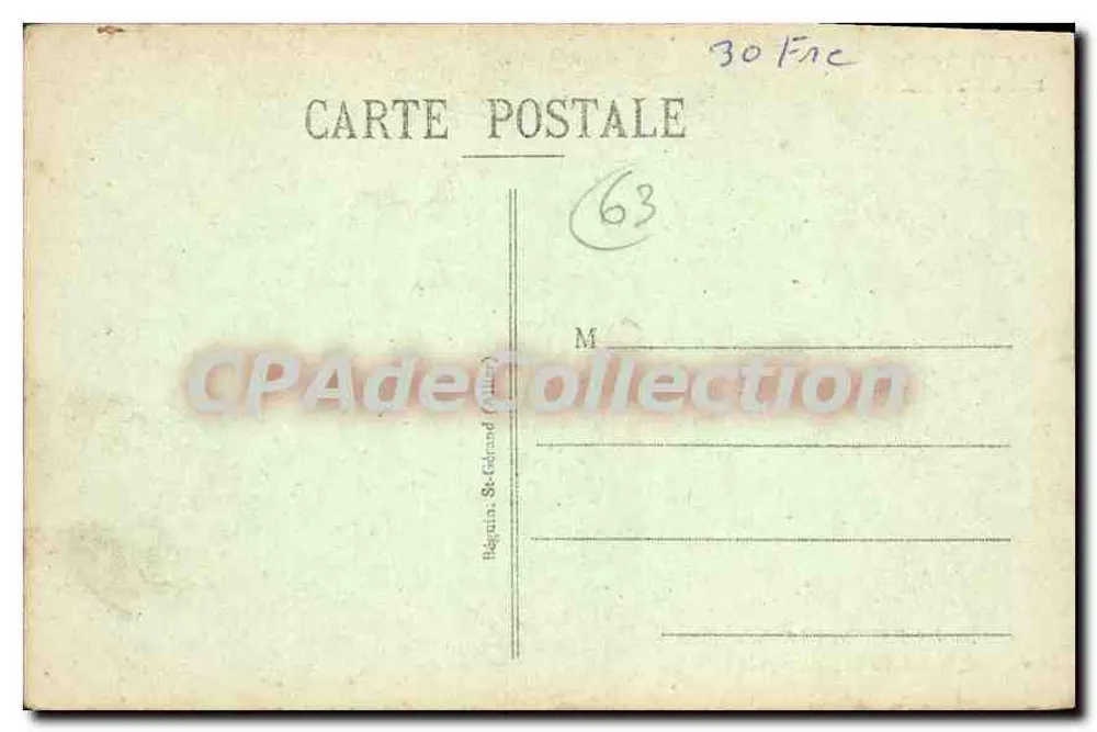 O Grande Hotel da Metrópole — La Bourboule — L'Auvergne Illustrée n°1786 - Verso