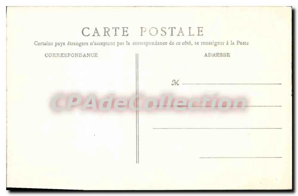 O Mont-Dore - Cachoeira do Rossignolet — B. F., Paris - Verso