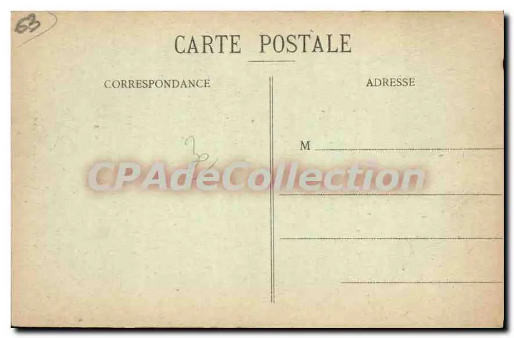 La Bourboule - Os Termas - Porta Principal — editor não identificado, número de série não visível - Verso