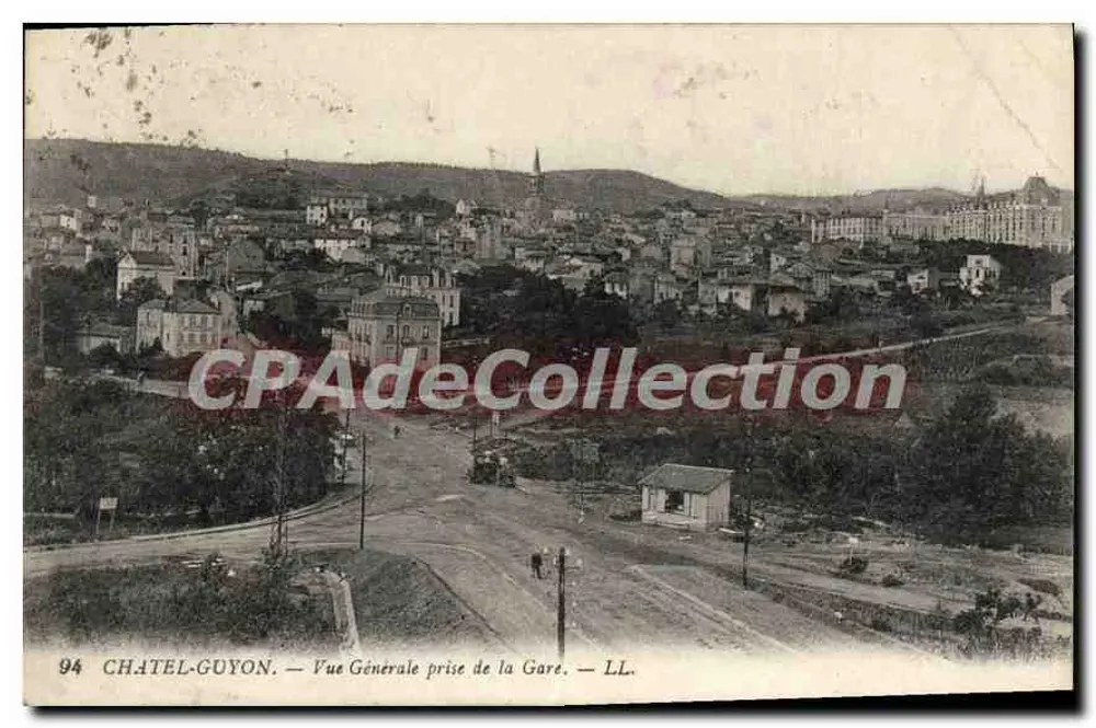 Châtel-Guyon — Vista Geral tirada da Estação — LL. — LL. — n°94 - Frente
